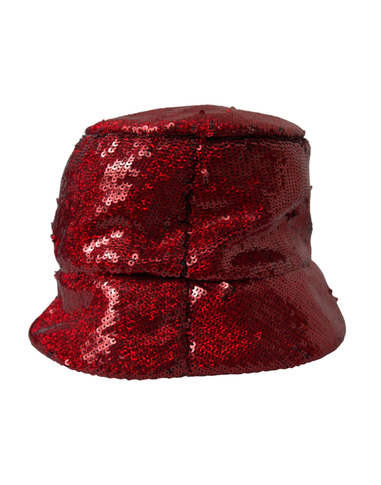 Roter Nylon-Anglerhut mit Pailletten für Herren