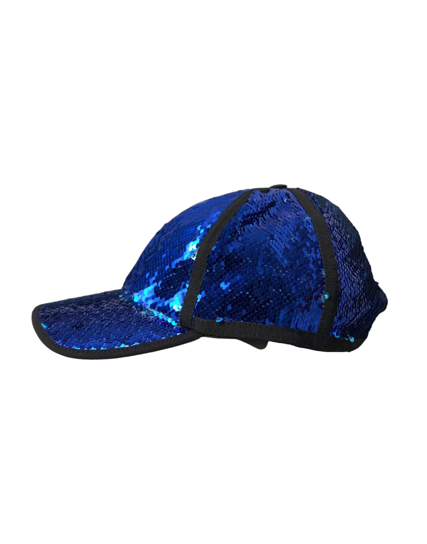 Royalblaue Baseballmütze mit Pailletten für Herren