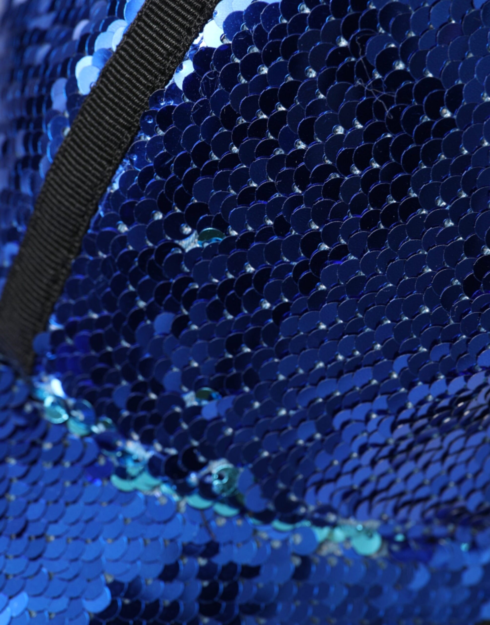 Royalblaue Baseballmütze mit Pailletten für Herren