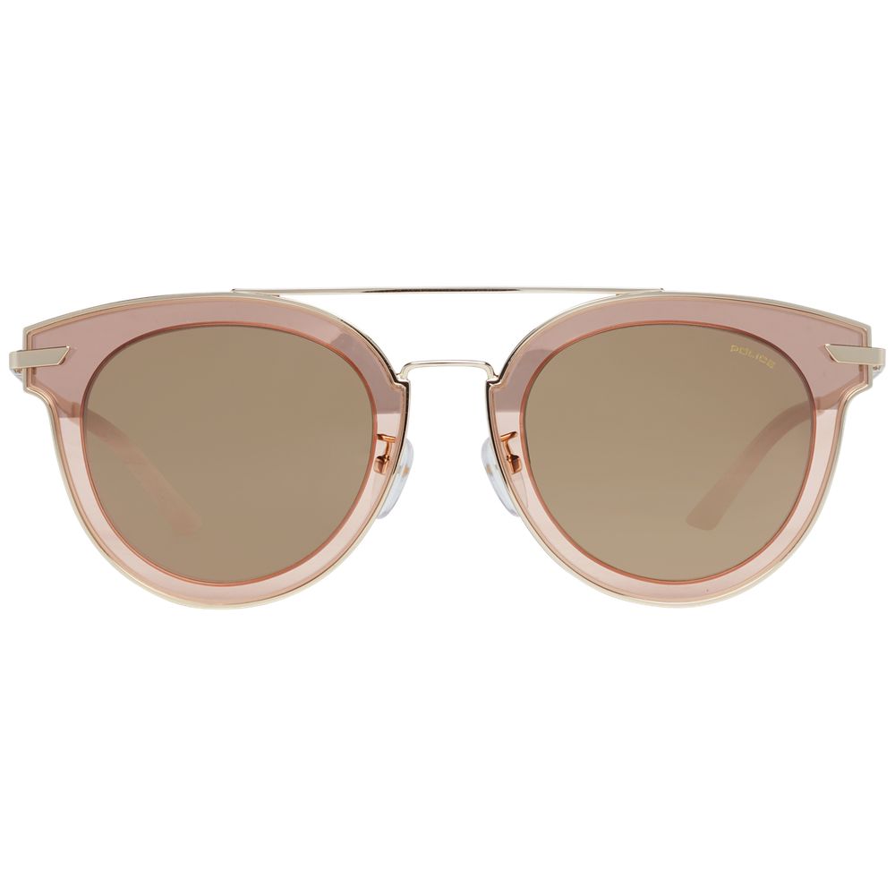 Roségoldfarbene Sonnenbrille für Herren