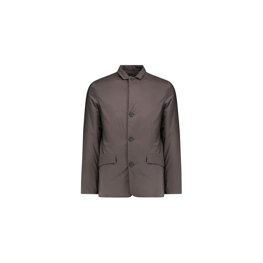Braune Polyesterjacke