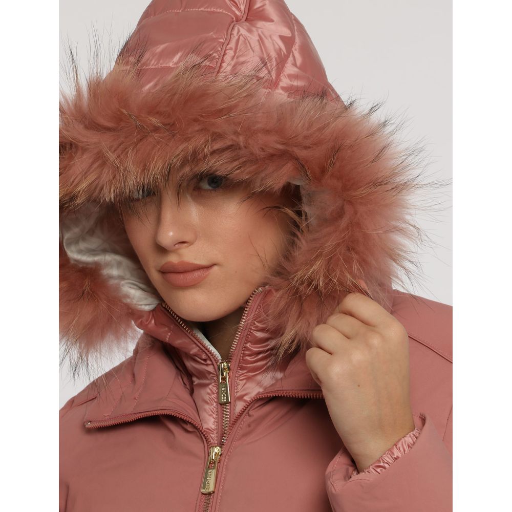 Rosa Nylon Jacken & Mantel