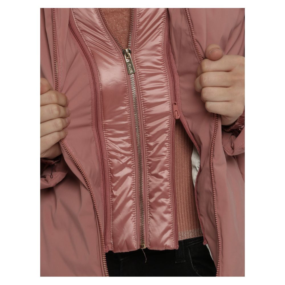 Rosa Nylon Jacken & Mantel