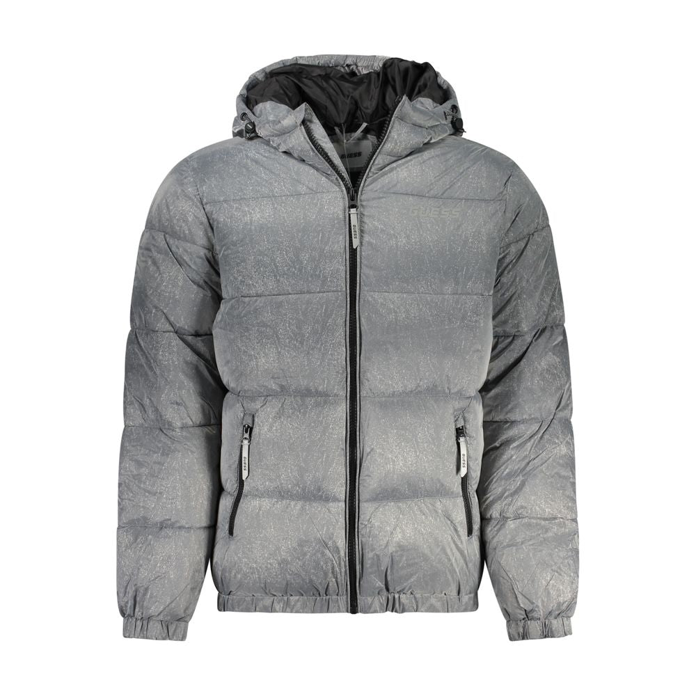 Graue Polyamidjacke