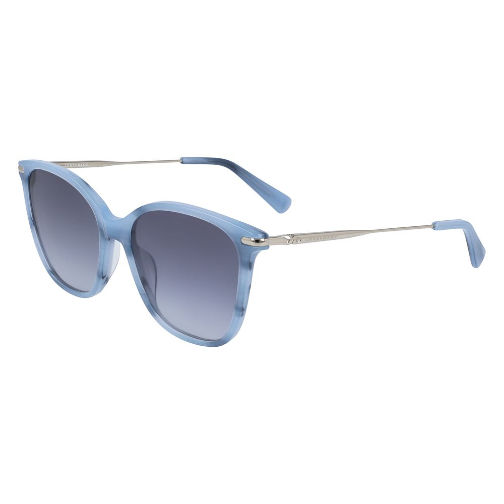 Blaue Sonnenbrille aus Acetat