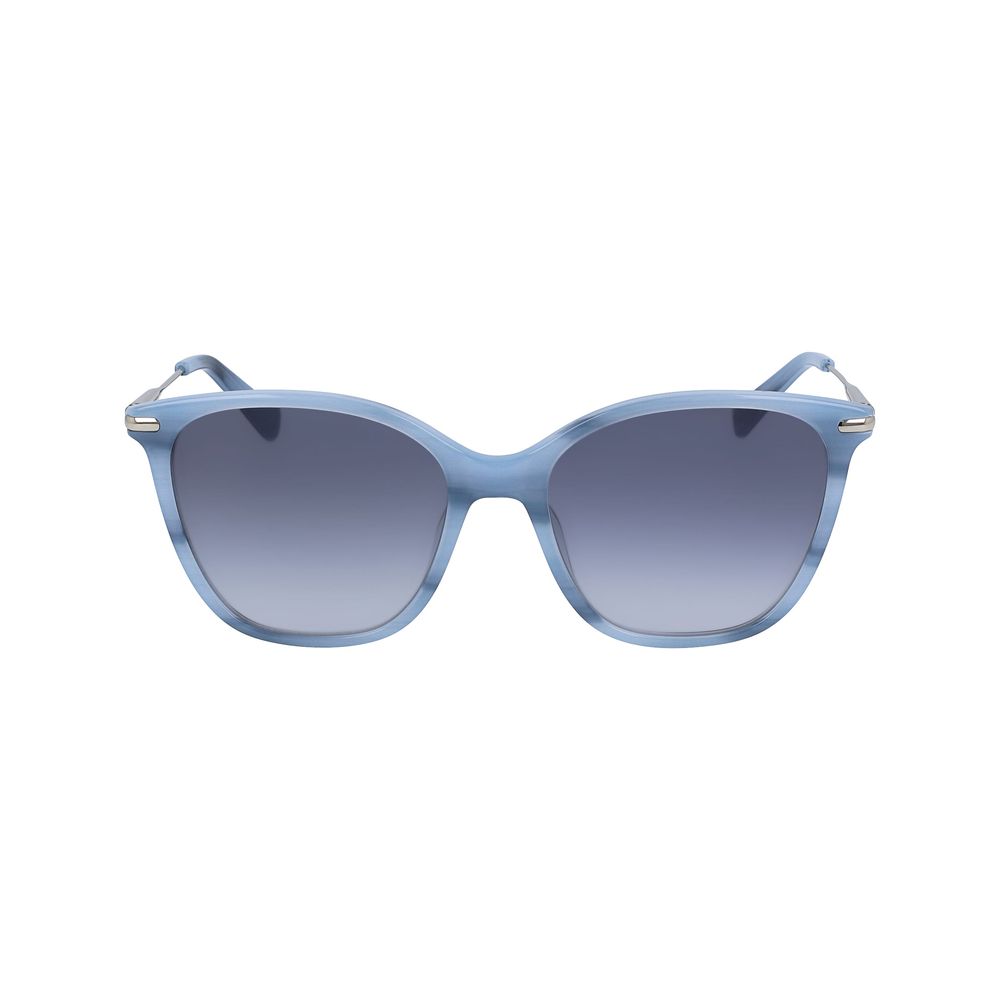Blaue Sonnenbrille aus Acetat