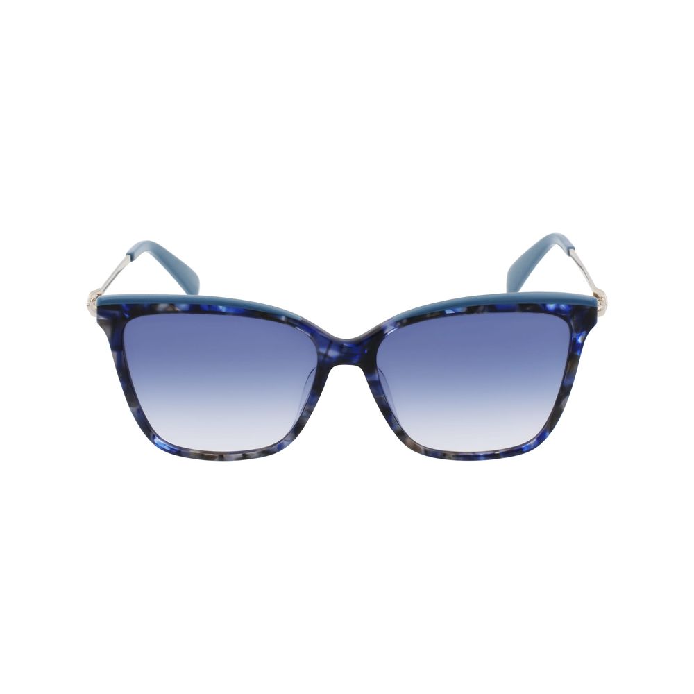 Blaue Sonnenbrille aus Acetat