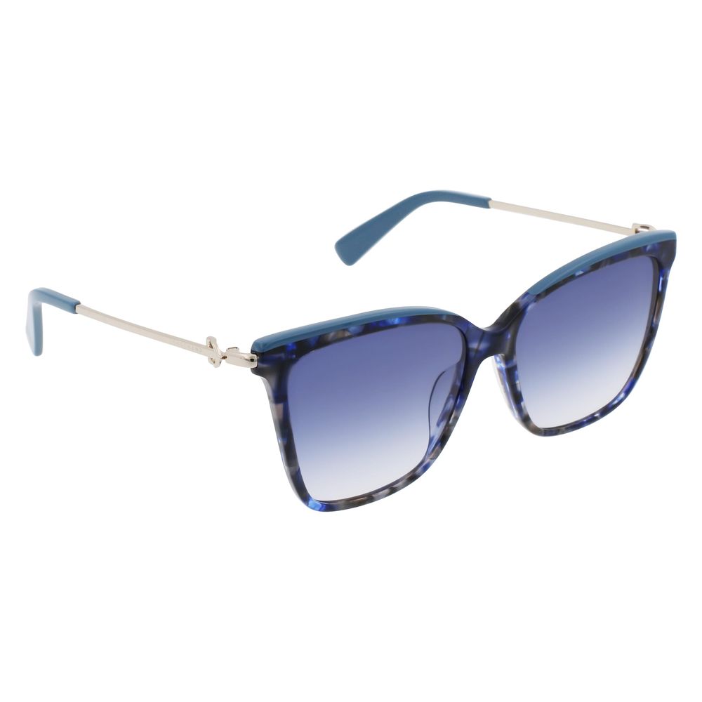 Blaue Sonnenbrille aus Acetat