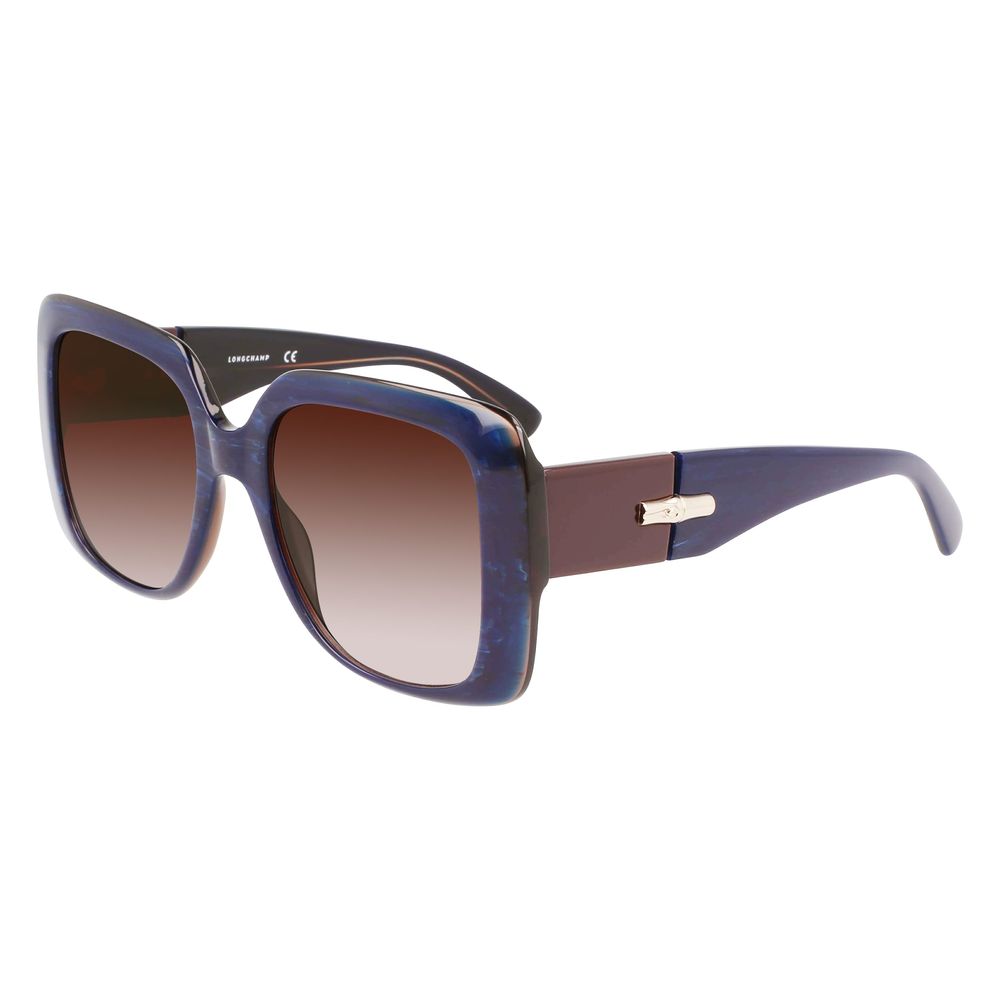 Blaue Sonnenbrille aus Acetat