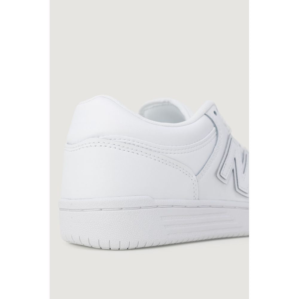 White Artificial Leather Sneaker