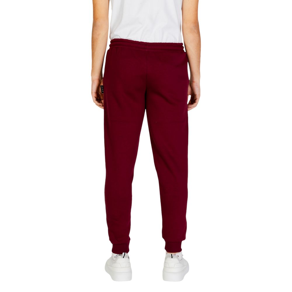 Bordeauxfarbene Jeans und Hose aus Baumwolle