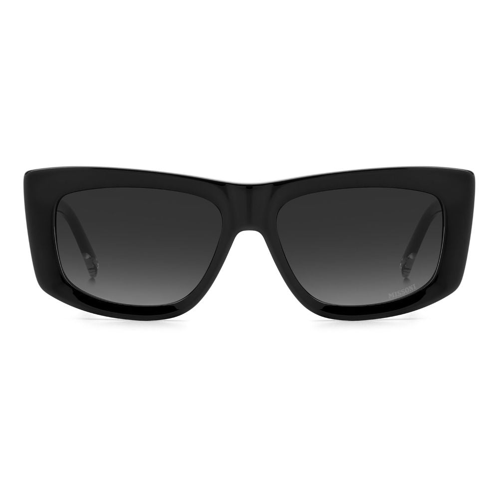 Schwarze Sonnenbrille aus Kunststoff