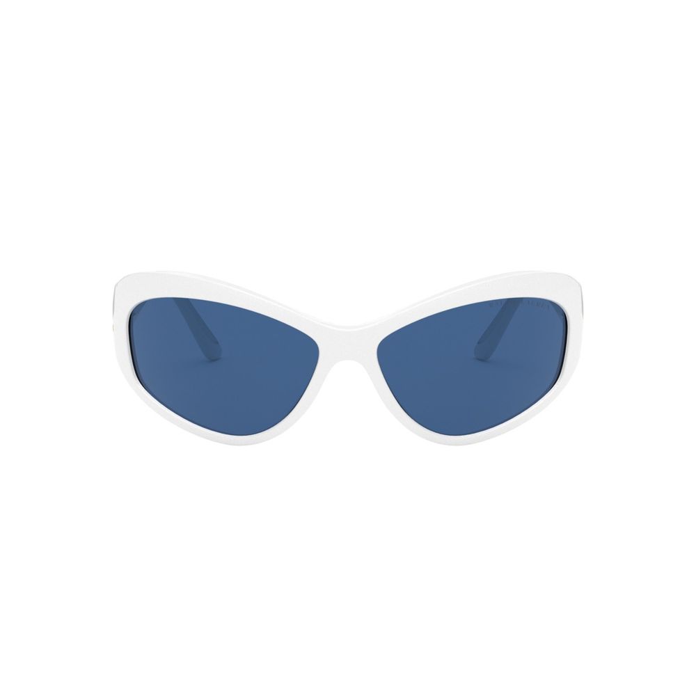 Sonnenbrille aus Kunstharz in Weiß