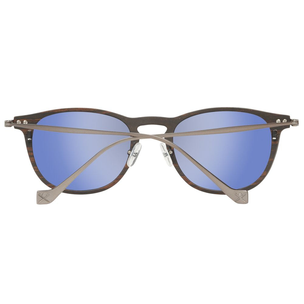 Brown Metal Metal Metal Sunglasses