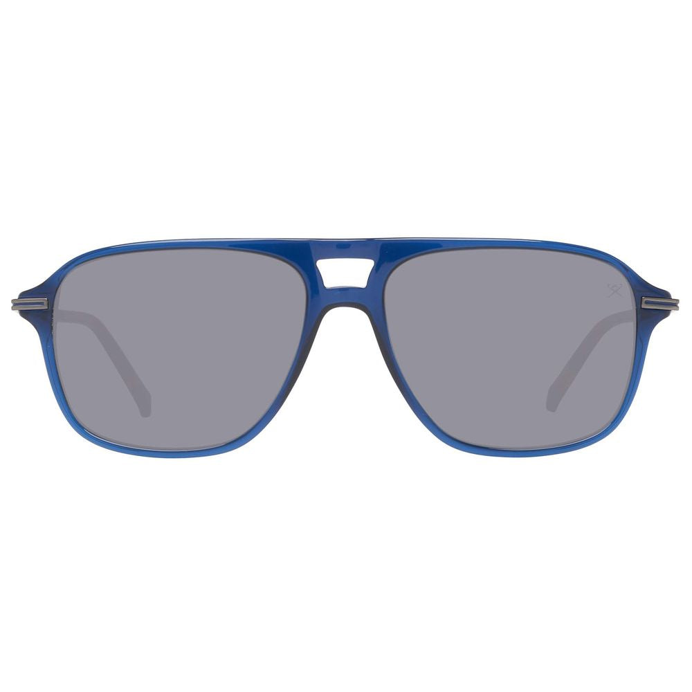 Blaue Sonnenbrille aus Acetat