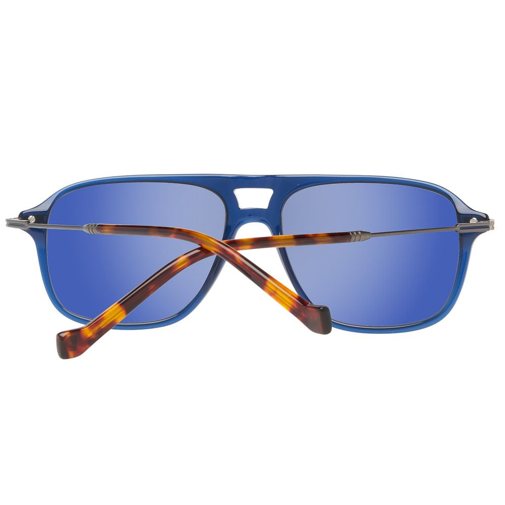 Blaue Sonnenbrille aus Acetat