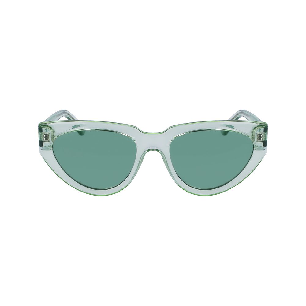 Grüne Sonnenbrille mit Spritzguss-Optik