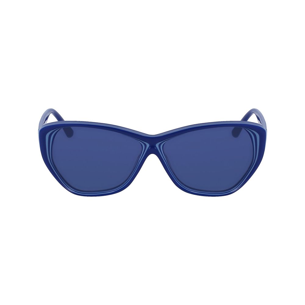 Blaue Sonnenbrille aus Acetat