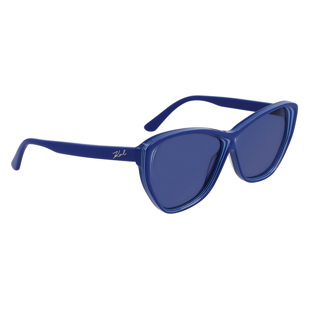 Blaue Sonnenbrille aus Acetat