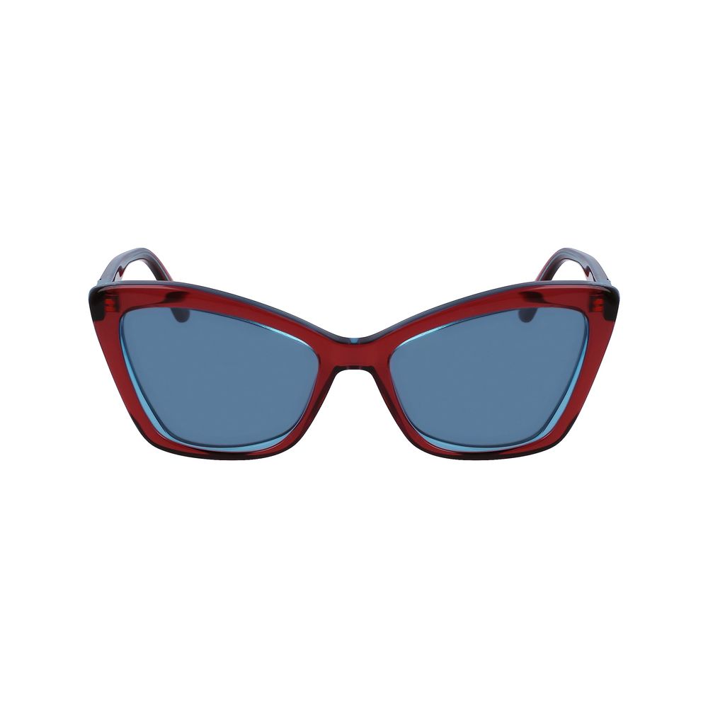 Rote Sonnenbrille aus Acetat