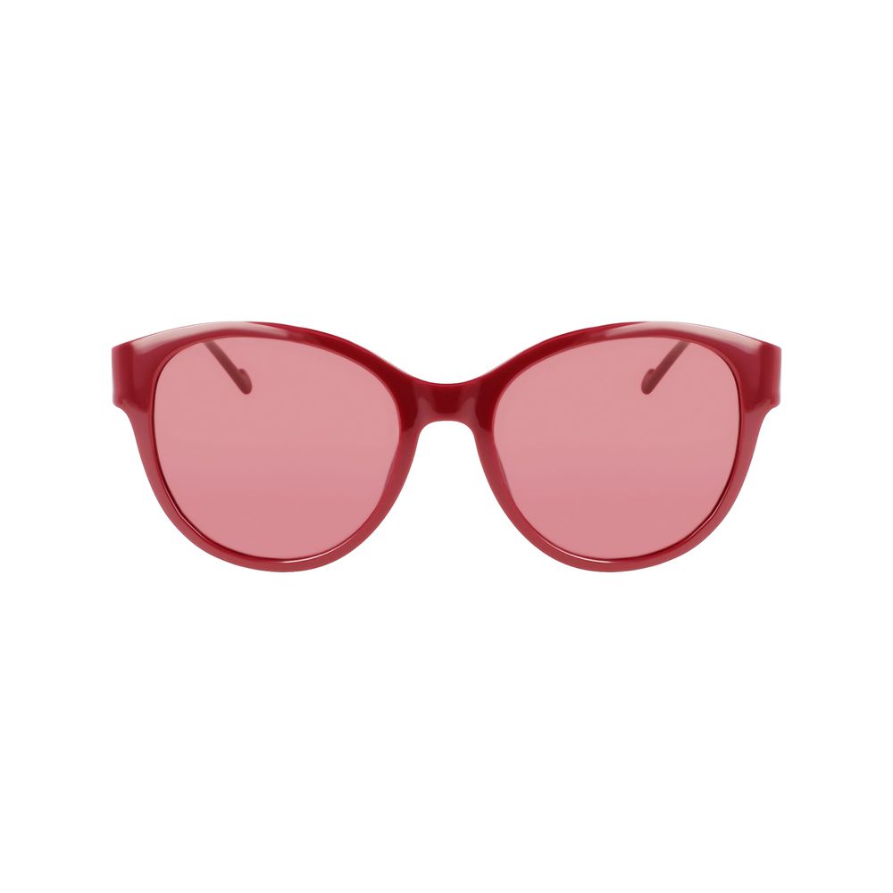Rote Sonnenbrille mit Spritzguss-Optik