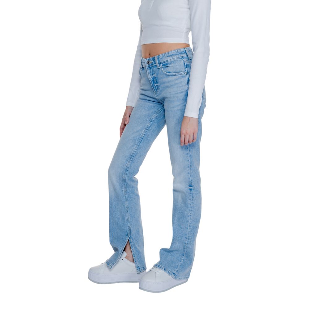 Hellblaue Jeans und Hose aus Baumwolle