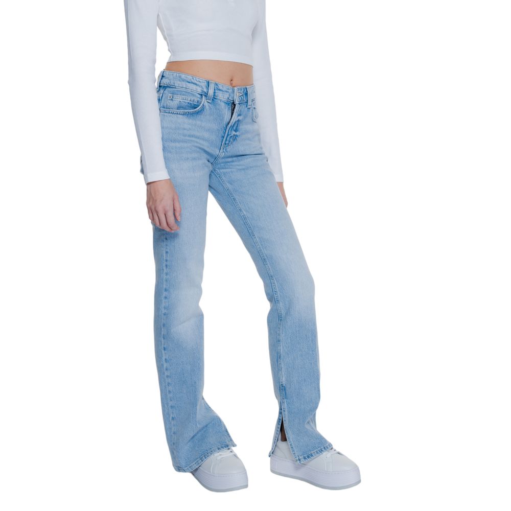 Hellblaue Jeans und Hose aus Baumwolle