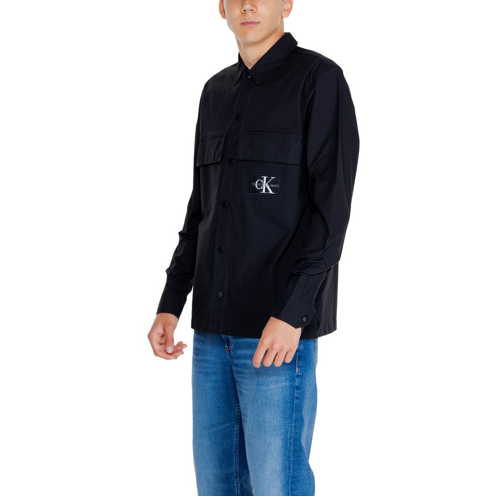 Black Recycled Cotton Shirt