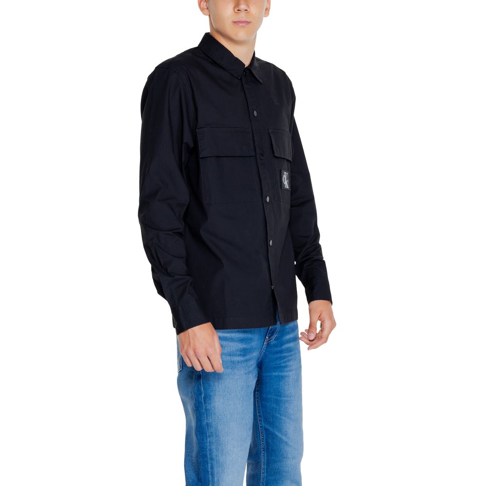 Black Recycled Cotton Shirt