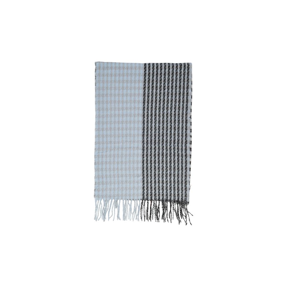 Blauer Schal aus recyceltem Polyester