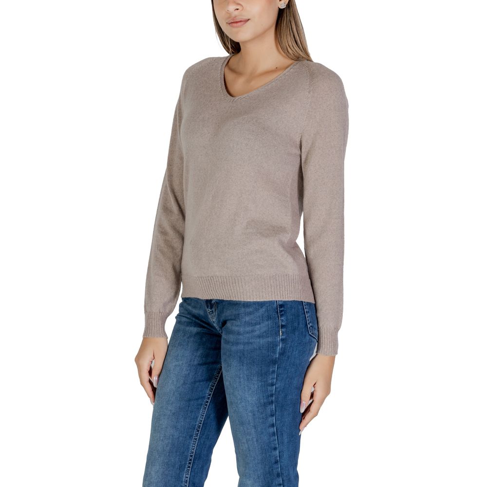 Gray Merino Wool Tops & T-Shirt