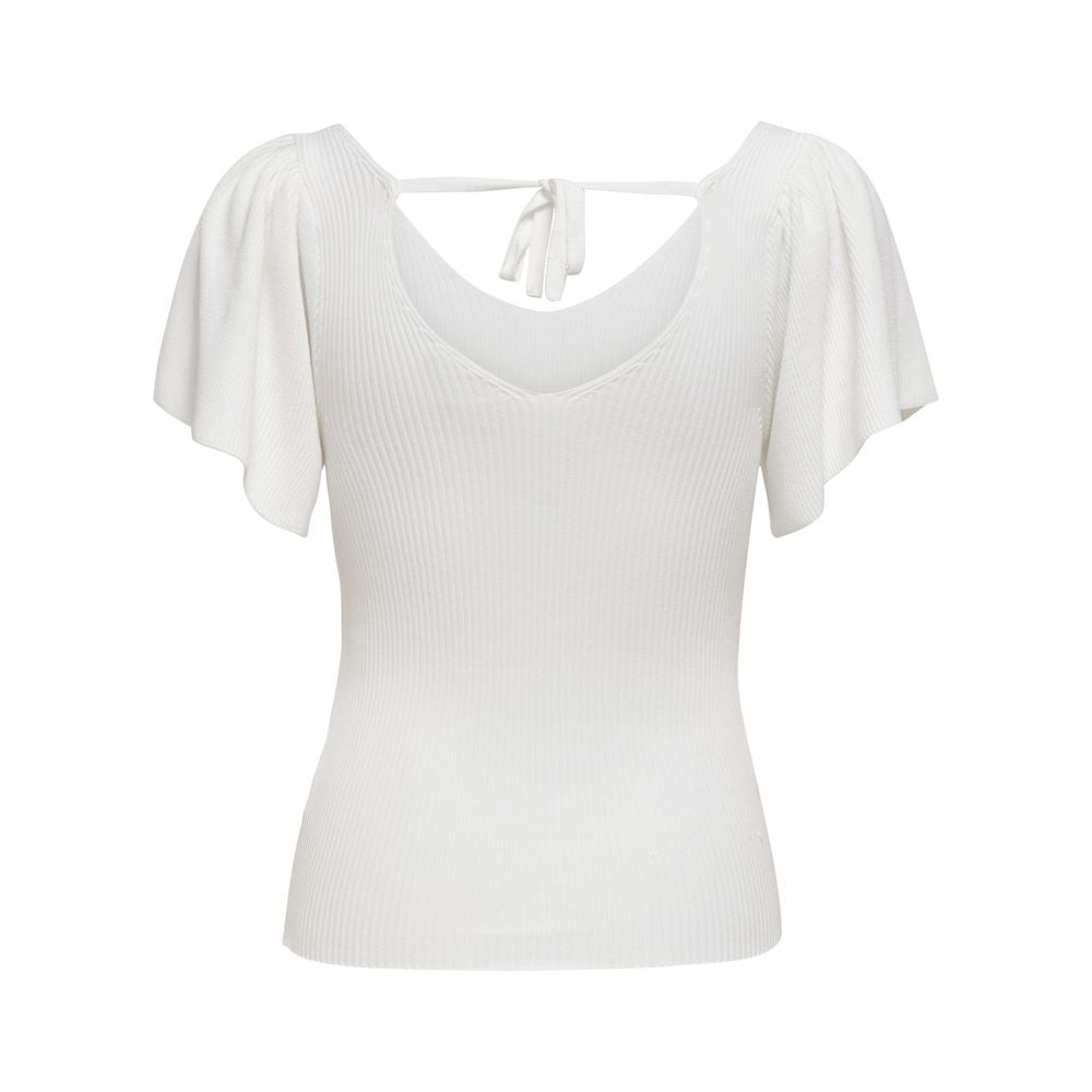 Weiße Tops und T-Shirts aus Polyamid
