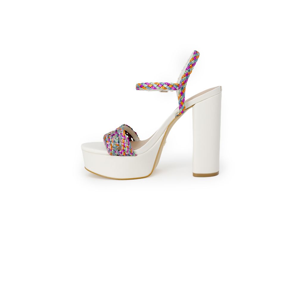 Weiße Polyester-Pumps