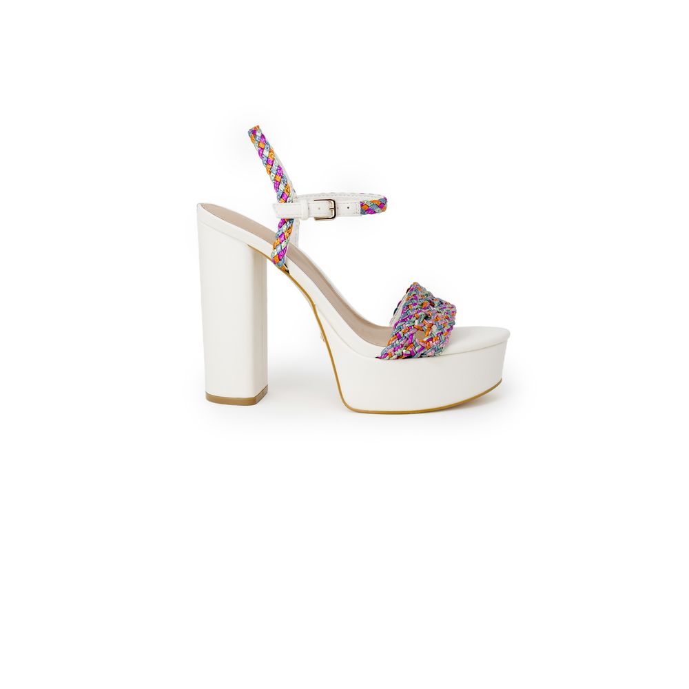 Weiße Polyester-Pumps
