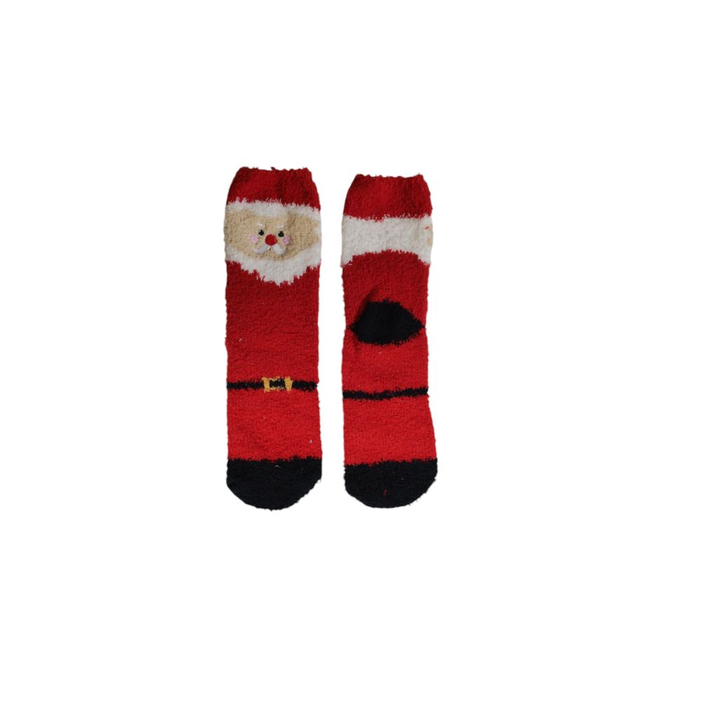Rote Polyestersocke