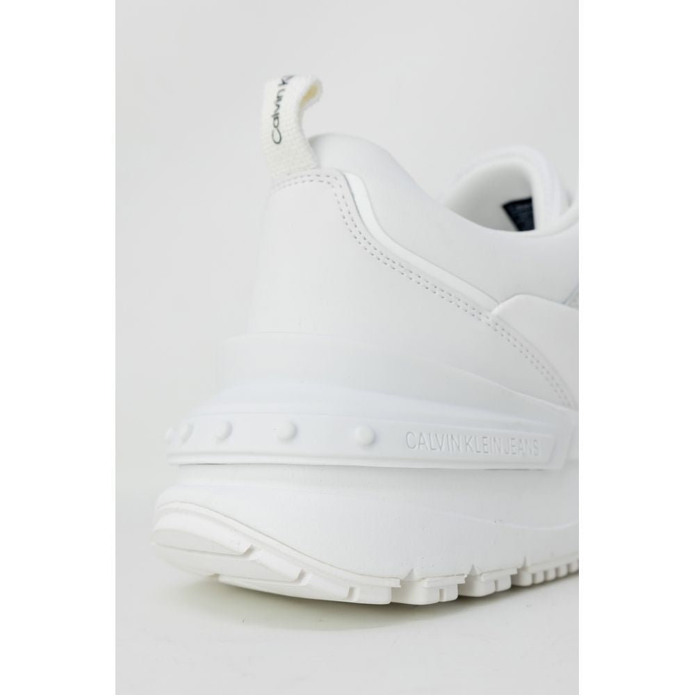 White Suede Leather Sneaker