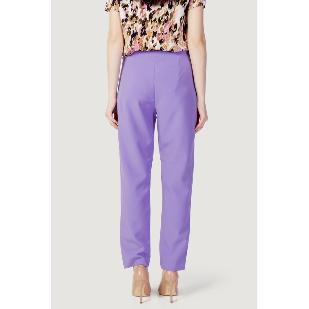 Lilafarbene Jeans und Hose aus Polyester