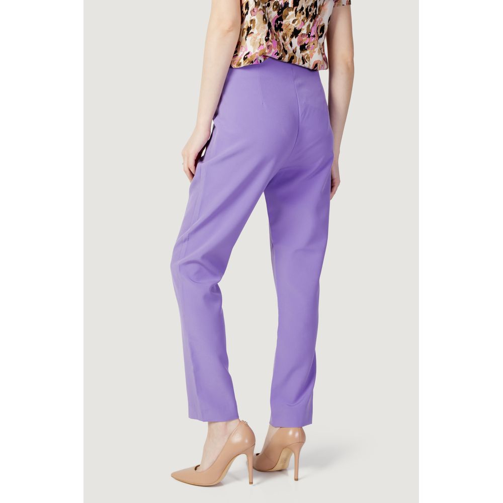 Lilafarbene Jeans und Hose aus Polyester