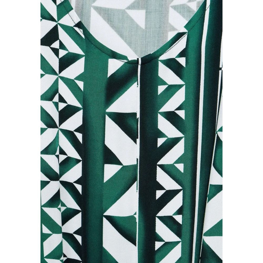 Grünes Viskosekleid