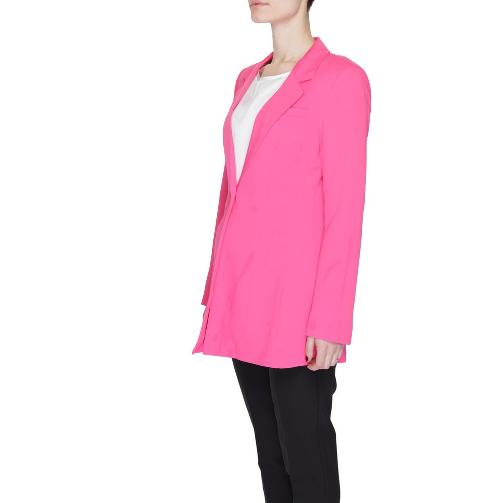 Rosa Polyester Anzüge & Blazer