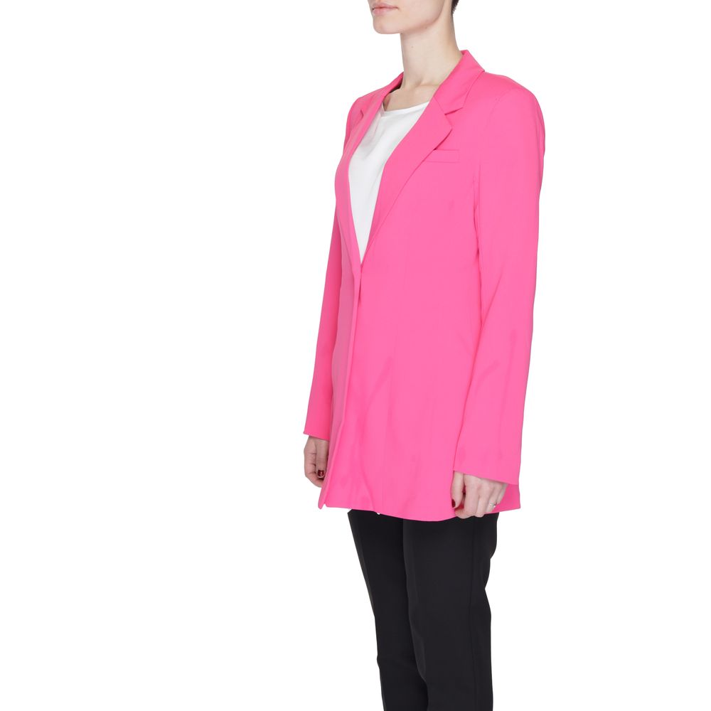 Rosa Polyester Anzüge & Blazer