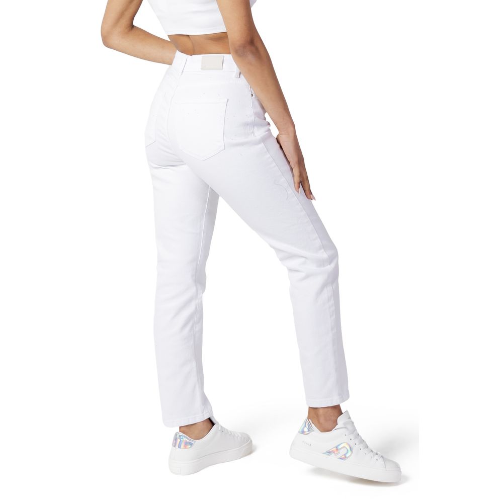 Weiße Jeans und Hose aus Baumwolle