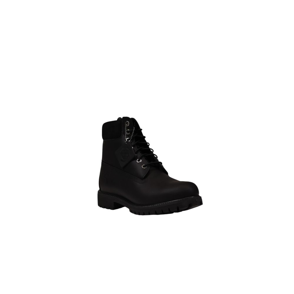 Black Suede Leather Boot