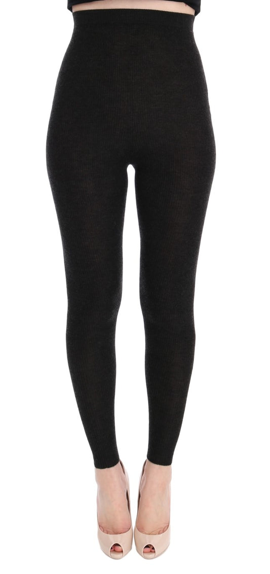 Elegante Strumpfhose aus Kaschmir mit hoher Taille