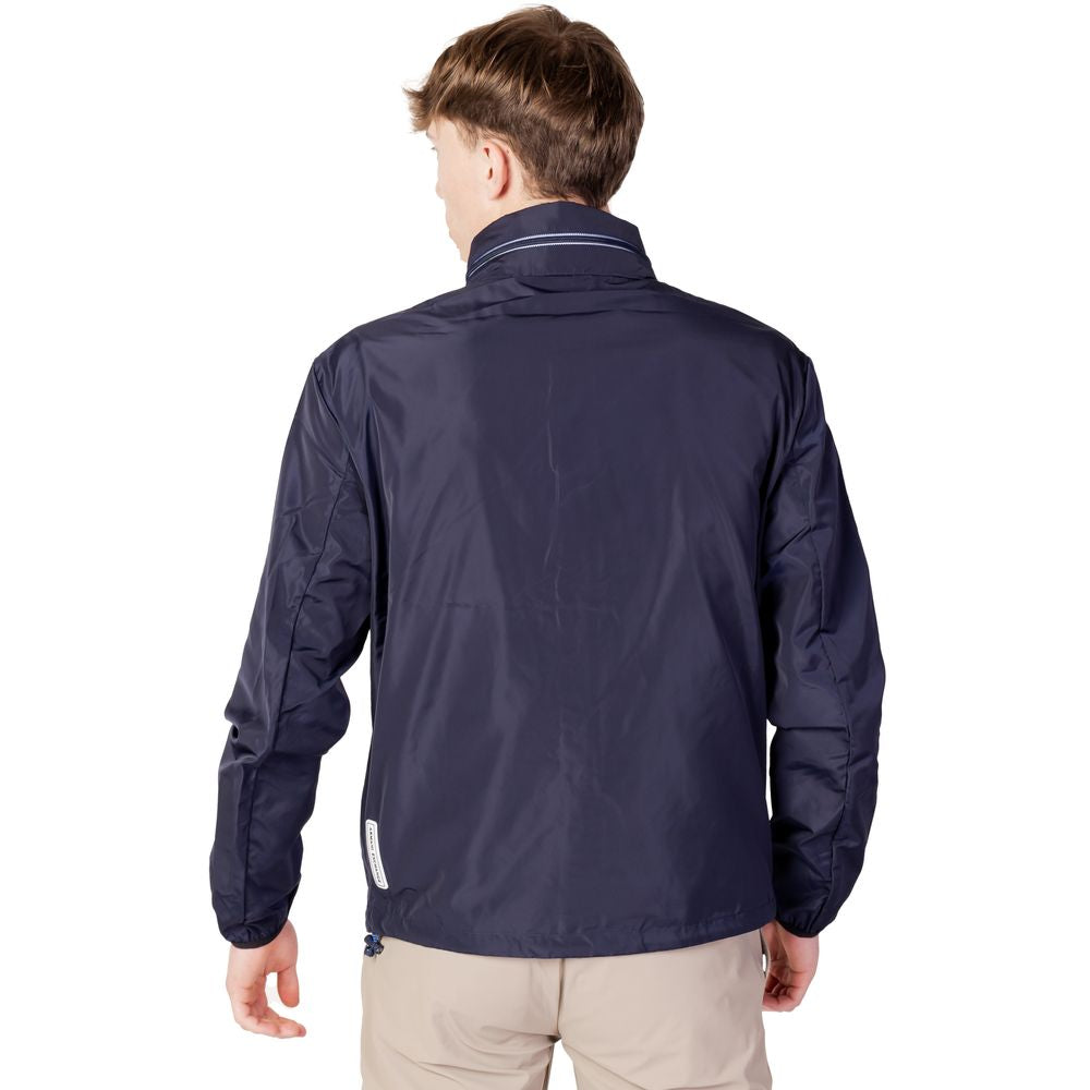Blue Polyester Jacket
