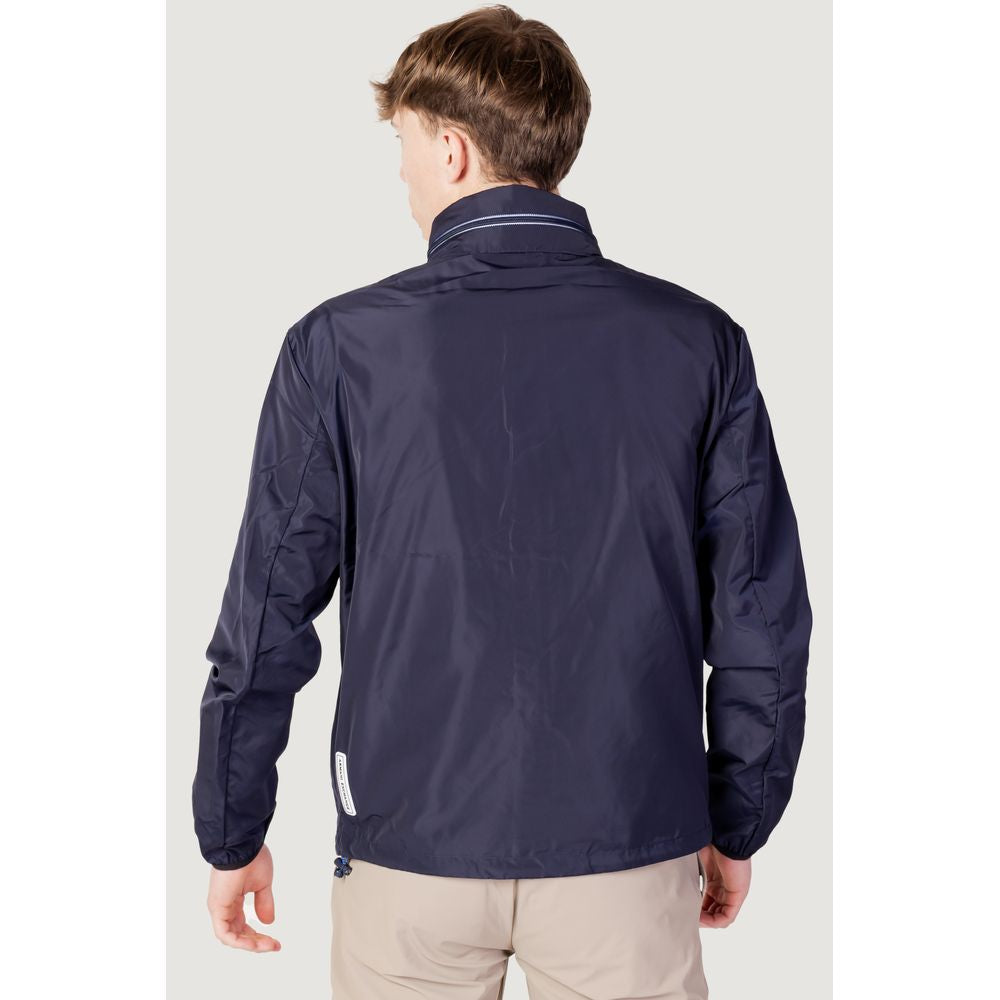 Blue Polyester Jacket