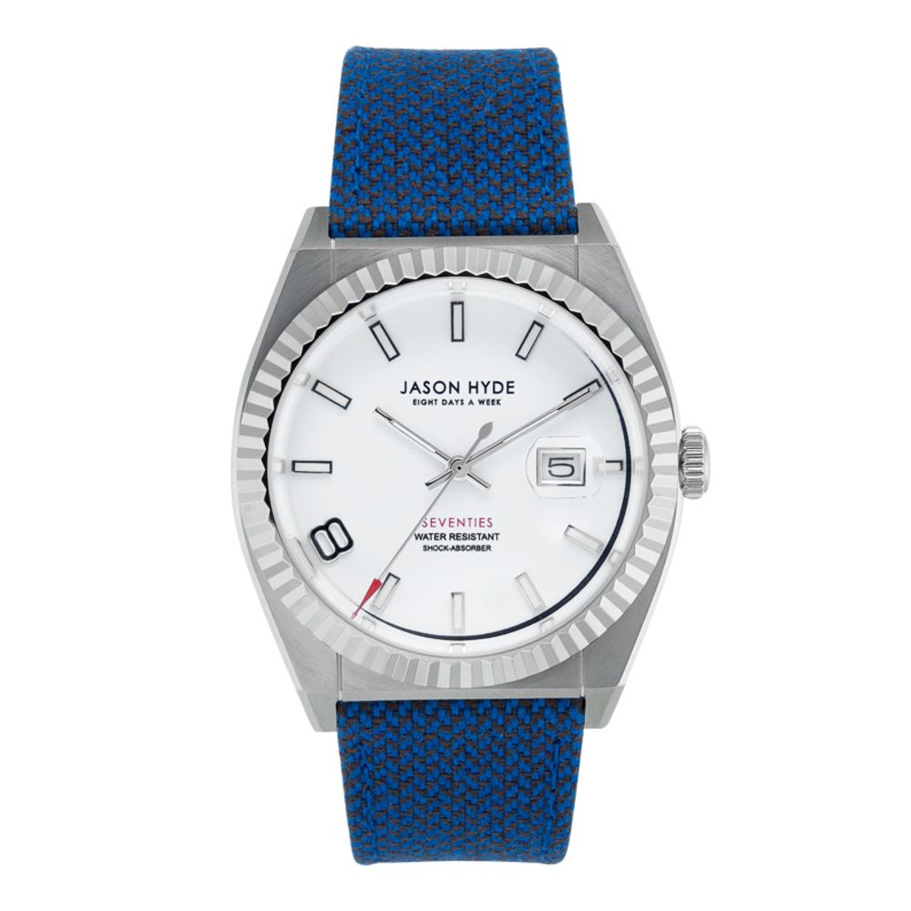 Blue Textile Watch