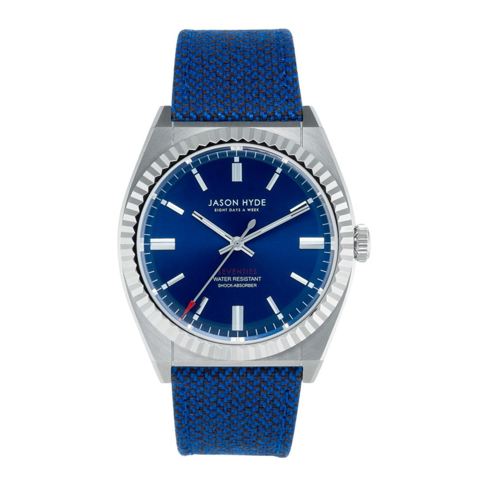 Blue Textile Watch