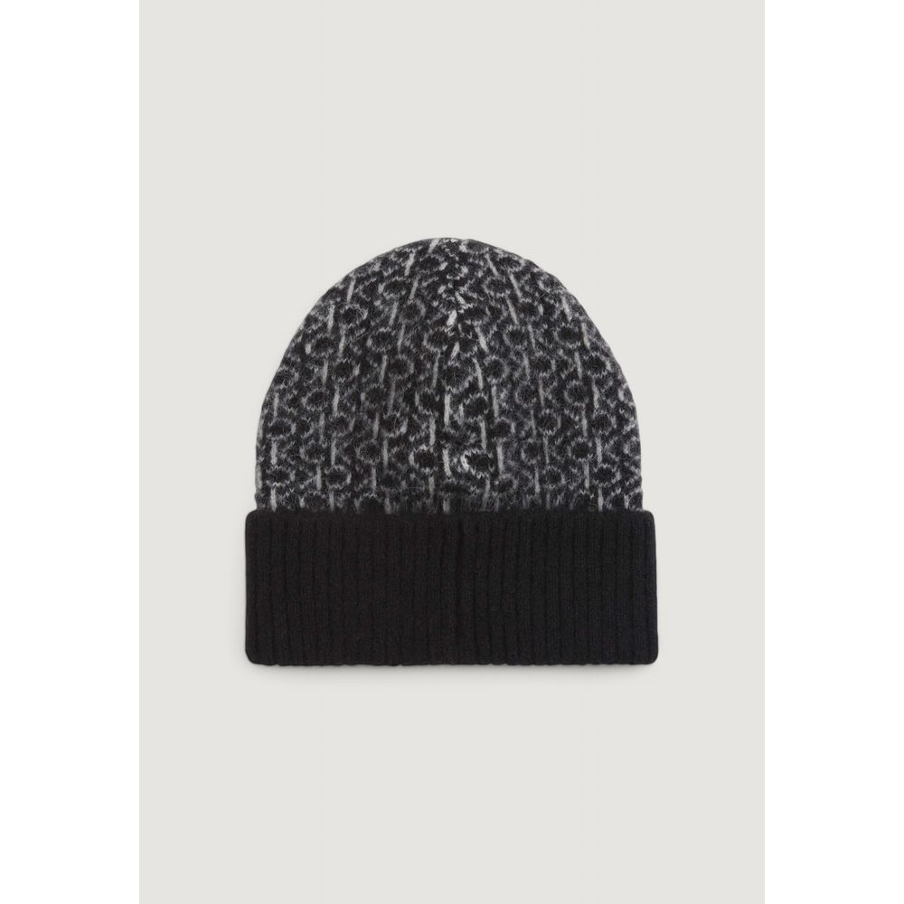 Black Alpaca Leather Hat