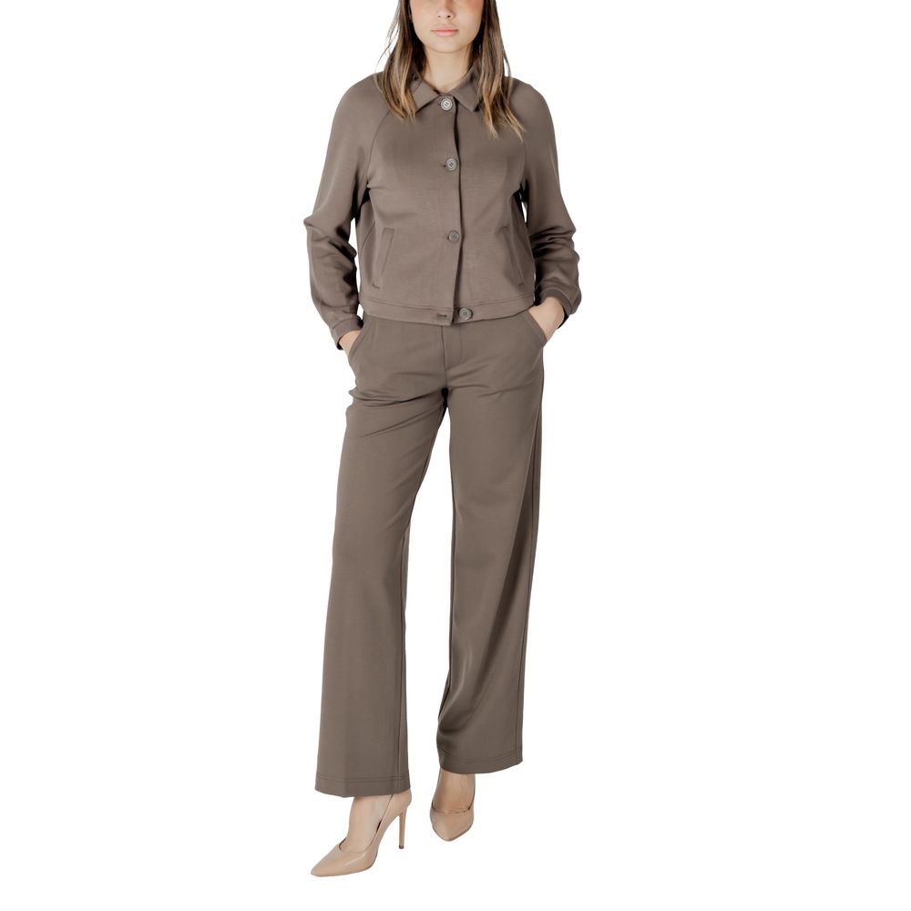 Gray Modal Jackets & Coat